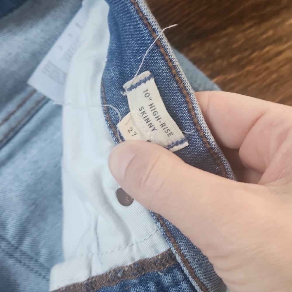 Madewell High Rise Skinny Size 27 - Picture 4 of 6